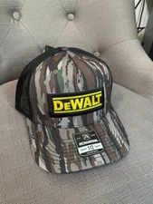 Vintage Dewalt patch on  Realtree Camo richardson 112 Snapback Cap