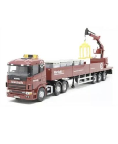 Corgi Heavy Haulage CC12219 Scania Marshalls Pritschenkran Anhänger 1/50
