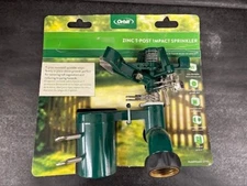 Orbit Zinc Impact T Post Sprinkler Adjustable Coverage for Large Areas 85ft