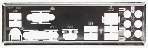 Gigabyte GA-B85-HD3 - Blende - Slotblech - IO Shield   #333737