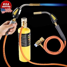 Mapp Propane Self Ignition Gas Soldering Welding Brazing Torch W/ 5FT Hose Kit