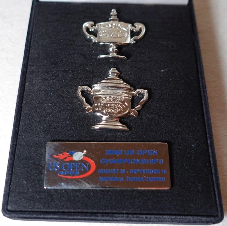 2006 US Open Tennis Championships Original Unique Trophy Collectible Pin Set - Image 2 of 4