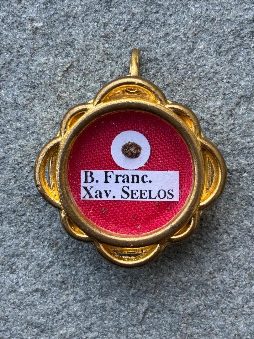 Reliquary with Rare Relic of St. Francis Xavier Seelos + (CU95