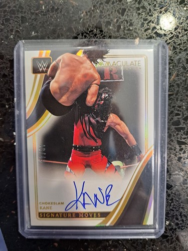 2023 Panini Immaculate WWE Chokeslam Kane Signature Moves Auto /49 On ...