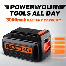 BLACK+DECKER 40V MAX LITHIUM-ION 2.0AH BATTERY PACK - [LBX2040]