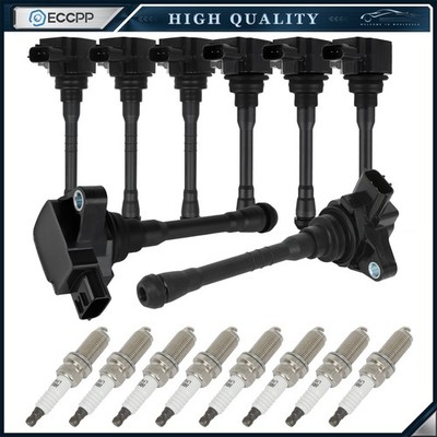 ECCPP 8 For 18-19 Nissan NV2500 Titan 5.6L Ignition Coil & Spark Plug