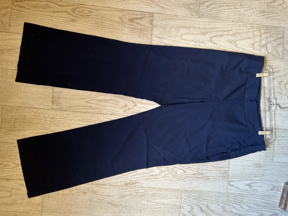 Calça formal feminina JONES New York azul marinho escuro azul tamanho 12 - Imagem 4 de 4