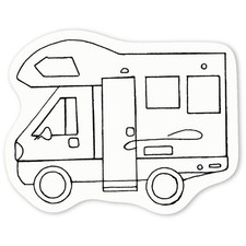 'Motorhome Vehicle' Decal Stickers (DW019840)