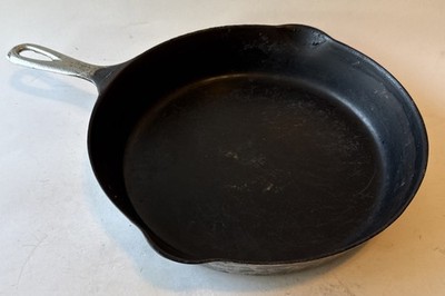 Griswold #8 704K Cast Iron Skillet Chrome Plated