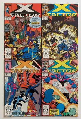 X-Factor #41 bis #44. (Marvel 1989) 4 x hochwertige Ausgaben.