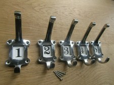Pack of 5 SCHOOL LABEL FRAME Hook with ceramic tiles insert hat & coat hooks