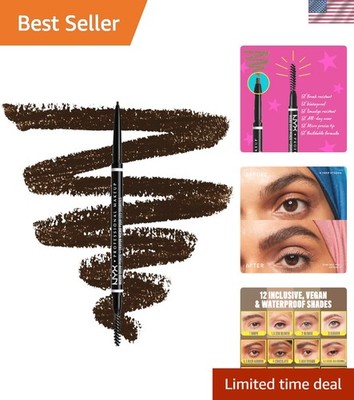 Natural Finish Micro Brow Pencil - Espresso -  & Perfect for All Skin Types
