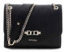 GUESS cross body bag Anise Convertible Xbody Flap Black Logo