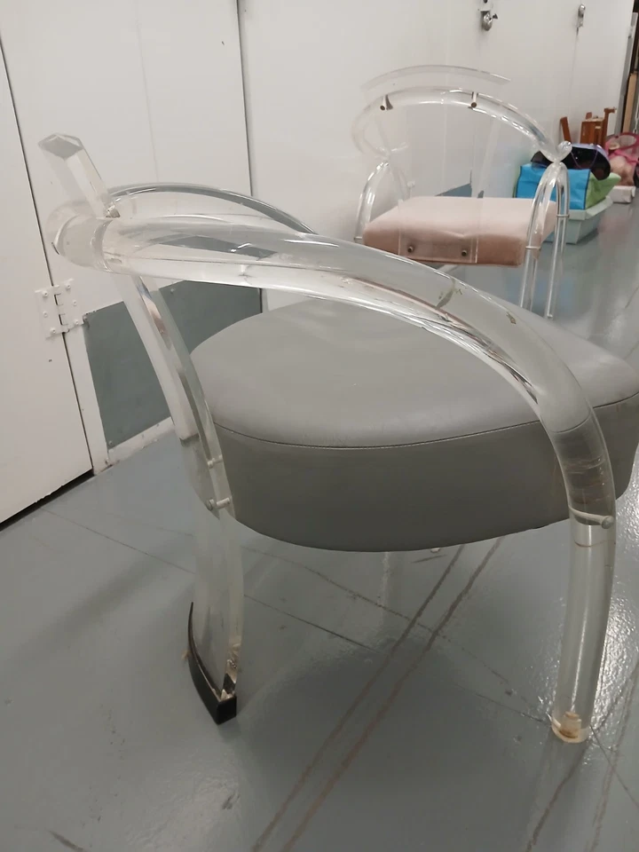 Sillones acrílicos PAR 1 OFERTA = 2 AÑOS 60 vintage Foto 4 de 4