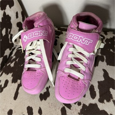 Bont Pink Inline Speed Skate Boots w/ Buckle Strap, Size 7, MPN 263