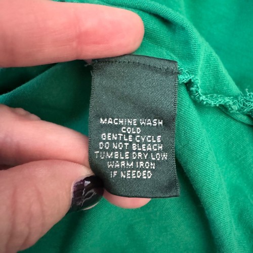 Lauren Ralph Lauren grün Baumwolle 3/4 Arm Tunika Top Bluse 1X Übergröße - Bild 4 von 4