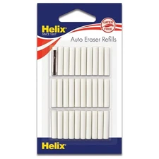 Helix 19071 Automatic Eraser Refills Pack of 30