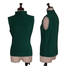 PLEATS PLEASE Mist Pleated Turtleneck T Shirt Size 3(K-156486)