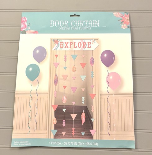 Amscan Free Spirit Door Curtain Adventure Explore Theme Hanging Party Decoration