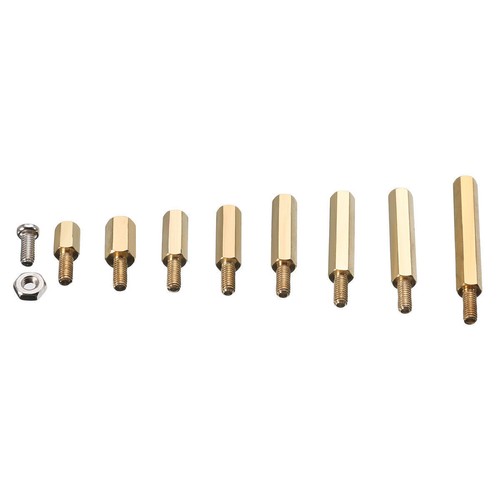 Durable Stainless Brass Screws Kit M2.5 M3 Nuts for Raspberry Pi 4 Model B/3B+ - Bild 9 von 9