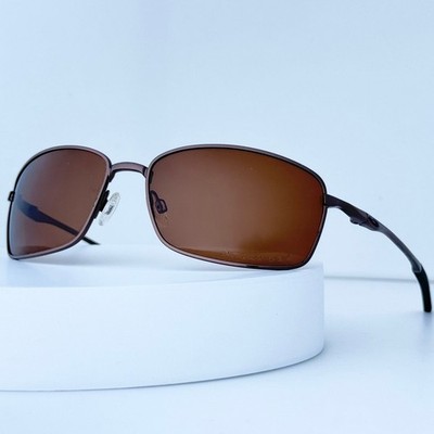 Oakley Square Wire OO4075 Polarized Sunglasses Tungsten Frame Lens 60mm