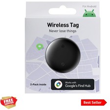 Water-Resistant Bluetooth Tracker: 2 Pack for Smart Tracking on Android