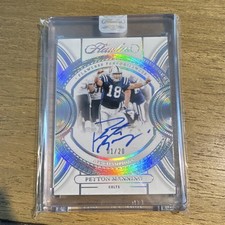 Peyton Manning 1/20 Auto 2023 Panini Flawless AFC Champions Colts FP-PMA /20