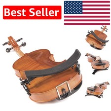 Bonmusica Adjustable 4/4 Violin Shoulder Rest - Comfort Support for Musicians