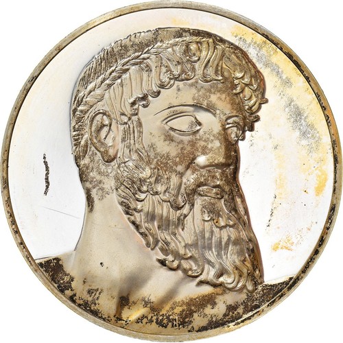 [#842643] Frankrijk, Medaille, Poséidon, Arts & Culture, PR+, Zilver