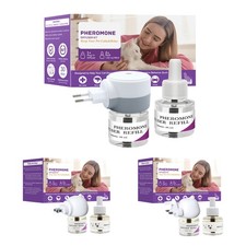 3X Cat Calming Pheromone Diffuser Kit Pets Plug-In 30 Days  48ml Refill