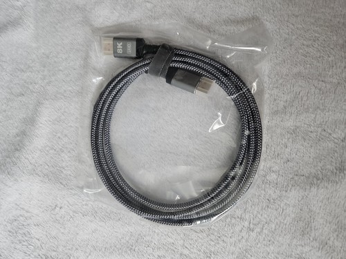 8K HDMI 2.1 Cable 3FT UHD 48GBPs High Speed UltraHD 120Hz HDR Braided Cord Lot - Picture 1 of 1