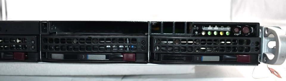 SUPERMICRO CSE-815 815-6 Server X5680 @ 3.33GHz 96GB 8x12 RAM 3x 1TB HHD 2x 650w - Image 3 of 4