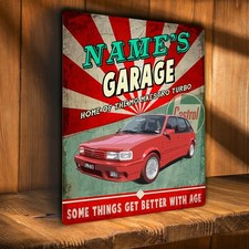 Personalised MG Maestro Turbo Garage Workshop Shed Vintage Wall Sign Gift CS36