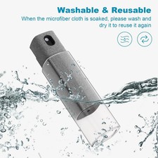 2 in 1 Phone Screen Cleaner Spray  Microfiber Cloth Set for Phones Tablets LCD