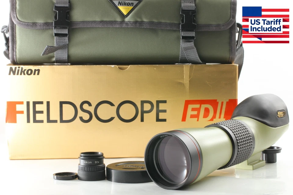 [Near MINT w/Box] Nikon Fieldscope ED II D=60 P Eyepiece 30x from JAPAN - Image 2 of 4