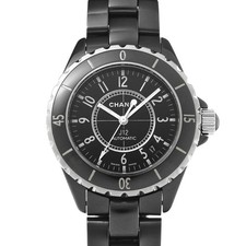 CHANEL J12 38MM H0685 Black lacquer WATCH 716297