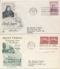 lot of 5 1950's Artcraft & Fleetwood cachet First Day covers to Canada