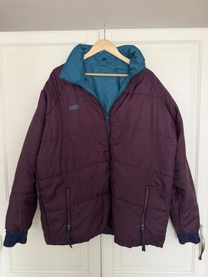 Vintage Columbia Reversible Puffer Jacket Men s XL - Burgundy & Navy/Teal 90s