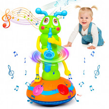 Dancing Saxophone Caterpillar, Electric Dancing & Singing Toy for Kids Gift