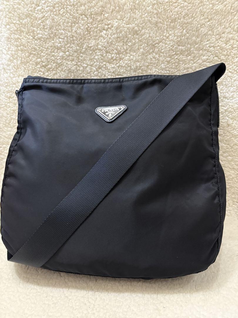 PRADA Navy Nylon Shoulder Bag - Defective Item Return or Exchange
