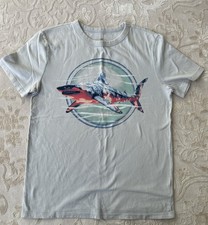 Gap Kids Boys Shark Blue Short Sleeve T-Shirt 100 Cotton Kids Size XXL