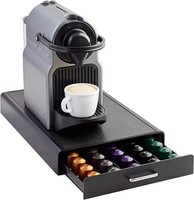 Amazon Basics Nespresso OriginalLine Coffee Pod 50 Capsule Capacity, Black 