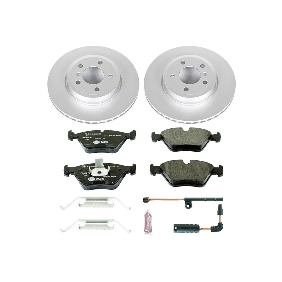 ESK5298 Powerstop Brake Disc and Pad Kits 2-Wheel Set Front for E83 X3 Series - Image 2 of 2
