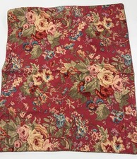Ralph Lauren Chaps Standard Summerton Pillow Sham Red Floral Houndstooth