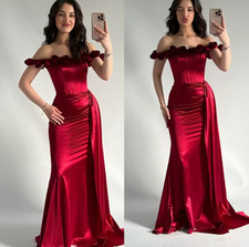 Mermaid Wedding Dress Exquisite 3D Flowers Floor Length Dresses Elegant Satin