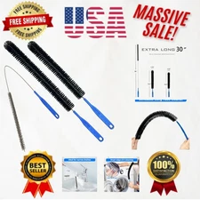 Durable Flexible Cleaning Tool - 16.5" Drain Brush for Home Plumbing | Easy Grip