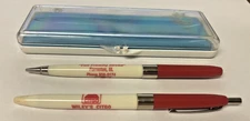 CITGO   " WILEY'S CITGO"   FORRESTON,ILLINOIS PEN & PENCIL SET WITH CASE