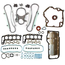 Oil Pan Gasket Timing Cover Gasket Head Gasket Set For 03 Dodge Ram 1500 4.7L