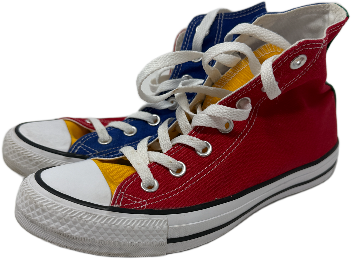 Size 7 - Converse Chuck Taylor All Star High Enamel Red for sale