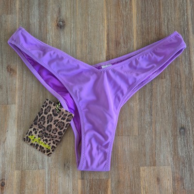 4giveness bikini Triangle Bottoms size medium Purple New